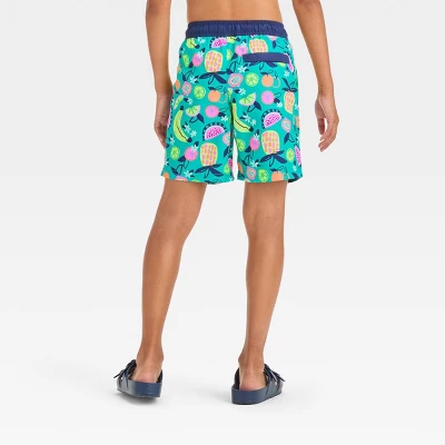 Boys' Fruit Printed Swim Shorts - Cat & Jack™ 4 Boys' Fruit Printed Swim Shorts - Cat & Jack™ - Image 2