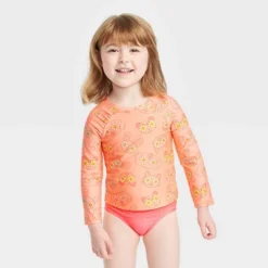 Toddler Girls' Floral Rash Guard Set - Cat & Jack™ Orange 7 Toddler Girls' Floral Rash Guard Set - Cat & Jack™ Orange -Kid Clothing GUEST c7787b5c 6bee 49ef 8199 55c854bc1a04
