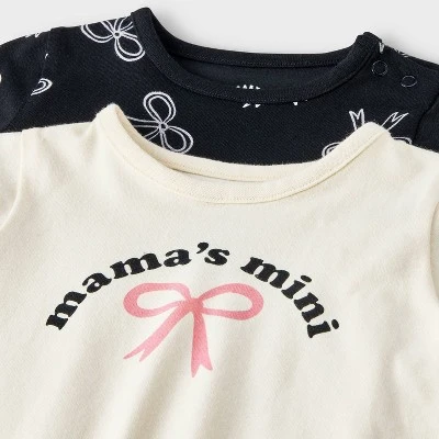 Baby Girls' 3pc Top & Bottom Set - Cat & Jack™ 4 Baby Girls' 3pc Top & Bottom Set - Cat & Jack™ - Image 2