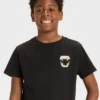 Boys' Short Sleeve Halloween "Glow In The Dark" Monster Fangs Graphic T-Shirt - Cat & Jack™ Black -Kid Clothing GUEST c876d13a f178 4b07 9acb d249662e9120