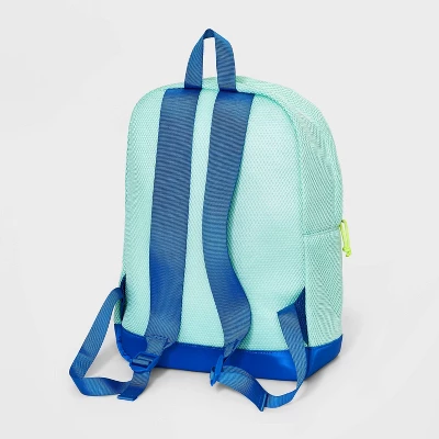 Boys' 16" Mesh Colorblock Backpack - Cat & Jack™ Blue 3 Boys' 16" Mesh Colorblock Backpack - Cat & Jack™ Blue