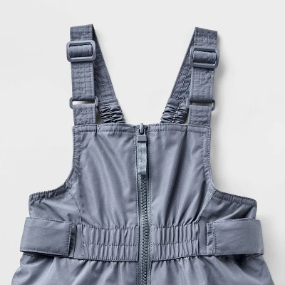Toddler Solid Snow Bib - Cat & Jack™ Gray 4 Toddler Solid Snow Bib - Cat & Jack™ Gray - Image 2