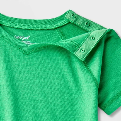 Toddler Adaptive 2pc Port Access Pajama Set - Cat & Jack™ Green 4 Toddler Adaptive 2pc Port Access Pajama Set - Cat & Jack™ Green - Image 2