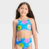 Girls' 3pc 'Happy Hibiscus' Cropped Rash Guard Swimwear Set - Cat & Jack™ -Kid Clothing GUEST ccd42b4d 3c57 4754 aea5 611ef1601789