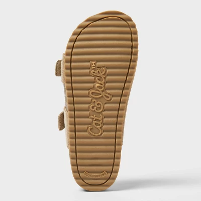 Kids Drew Footbed Sandals - Cat & Jack™ Taupe 5 Kids Drew Footbed Sandals - Cat & Jack™ Taupe - Image 3