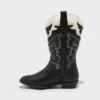 Girls' Bri Western Boots - Cat & Jack™ Black 2 Girls' Bri Western Boots - Cat & Jack™ Black -Kid Clothing GUEST ce30ce9d f418 415b 97e4 7f4e9369a672