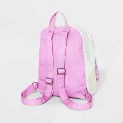 Girls' 10.5" Sequin Llama Backpack - Cat & Jack™ Pink
