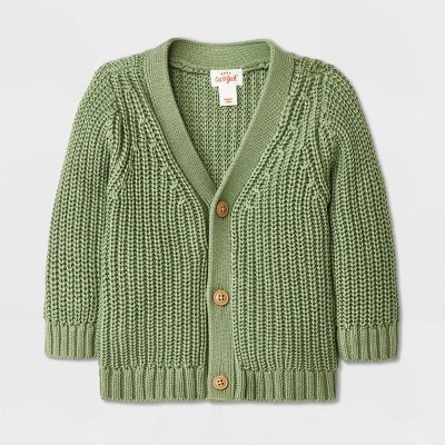 Baby Front-Button Cardigan - Cat & Jack™ 7 Baby Front-Button Cardigan - Cat & Jack™ - Image 5