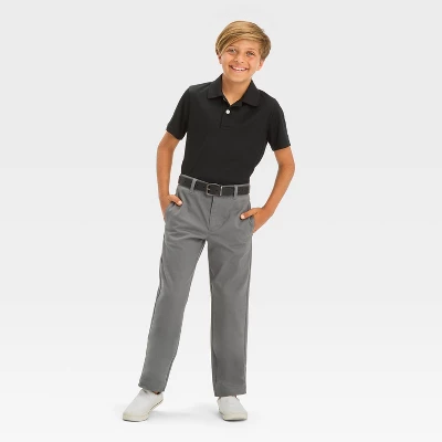 Boys' Short Sleeve Performance Uniform Polo Shirt - Cat & Jack™ 4 Boys' Short Sleeve Performance Uniform Polo Shirt - Cat & Jack™ - Image 2