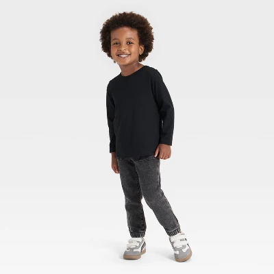 Toddler Boys' Long Sleeve Knit T-Shirt - Cat & Jack™ 4 Toddler Boys' Long Sleeve Knit T-Shirt - Cat & Jack™ - Image 2