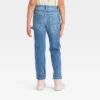 Girls' High-Rise Carpenter Ankle Straight Jeans - Cat & Jack™ Medium Wash 1 Girls' High-Rise Carpenter Ankle Straight Jeans - Cat & Jack™ Medium Wash -Kid Clothing GUEST d0a9f36e ba0d 4f8f a727 4fa44b110649