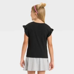 Girls' Short Sleeve Halloween 'Ghost Cat' Flip Sequin T-Shirt - Cat & Jack™ Black 8 Girls' Short Sleeve Halloween 'Ghost Cat' Flip Sequin T-Shirt - Cat & Jack™ Black -Kid Clothing GUEST d1235fc8 b20d 4755 9858 517194efc18b