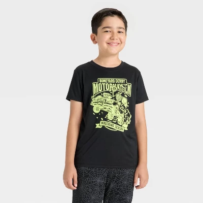 Boys' 2pc Halloween Short Sleeve Pajama Set - Cat & Jack™ 4 Boys' 2pc Halloween Short Sleeve Pajama Set - Cat & Jack™ - Image 2