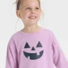 Toddler Girls' Halloween French Terry Pullover - Cat & Jack™ Lavender