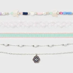 Girls' 5pk Choker Necklace Set - Cat & Jack™ -Kid Clothing GUEST d1897ea4 8479 46d0 8c49 849f6ff06305