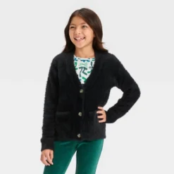 Girls' Long Sleeve Layering Cardigan - Cat & Jack™ 8 Girls' Long Sleeve Layering Cardigan - Cat & Jack™ -Kid Clothing GUEST d1dca40d a888 45d6 9382 2fba84fcef82