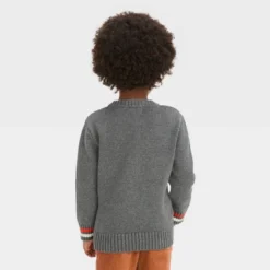 Toddler Boys' Sweater - Cat & Jack™ Heather Gray