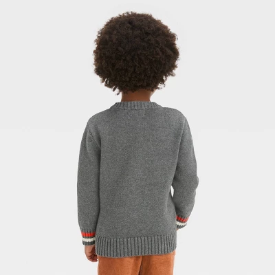 Toddler Boys' Sweater - Cat & Jack™ Heather Gray 3 Toddler Boys' Sweater - Cat & Jack™ Heather Gray