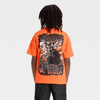 Boys' Short Sleeve Halloween Glow In The Dark Relaxed Oversized Fit T-Shirt - Cat & Jack™ 4 Boys' Short Sleeve Halloween Glow In The Dark Relaxed Oversized Fit T-Shirt - Cat & Jack™ - Image 2