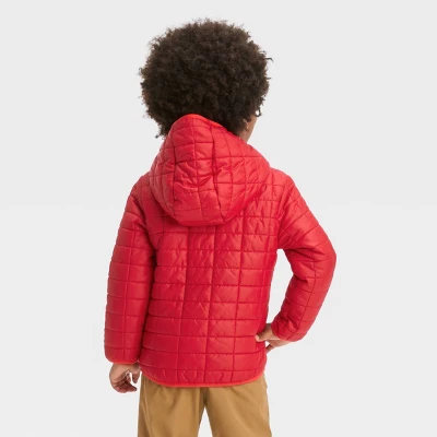 Toddler Puffer Jacket - Cat & Jack™ Red 3 Toddler Puffer Jacket - Cat & Jack™ Red