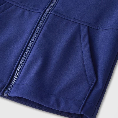 Toddler Boys' Full Zip Softshell Jacket - Cat & Jack™ Navy Blue 9 Toddler Boys' Full Zip Softshell Jacket - Cat & Jack™ Navy Blue - Image 7