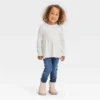 Toddler Girls' Ribbed Shirt - Cat & Jack™ Cream -Kid Clothing GUEST d41e25bb 5ad9 4f8d 970e 472deb7a01c6