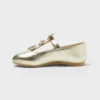 Toddler Girls' Eliana Mary Jane Flats - Cat & Jack™ Gold -Kid Clothing GUEST d4a39248 c1a4 4e93 ada1 402fb85d4d0c