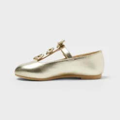 Toddler Girls' Eliana Mary Jane Flats - Cat & Jack™ Gold