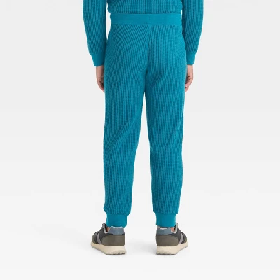 Boys' Waffle Knit Jogger Pants - Cat & Jack™ 3 Boys' Waffle Knit Jogger Pants - Cat & Jack™