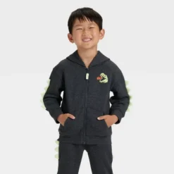 Toddler Boys' Halloween Dino Zip-Up Hoodie - Cat & Jack™ Black 9 Toddler Boys' Halloween Dino Zip-Up Hoodie - Cat & Jack™ Black -Kid Clothing GUEST d8cd2c86 ce5a 4a70 b71f c46a8e81114e