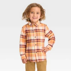 Toddler Boys' Long Sleeve Flannel Shirt - Cat & Jack™ -Kid Clothing GUEST d91f529f 5db4 4789 ab8e 3828a85a3798
