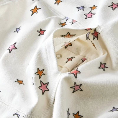 Girls' 2pk Adaptive Long Sleeve Holiday Dress - Cat & Jack™ Off-White 5 Girls' 2pk Adaptive Long Sleeve Holiday Dress - Cat & Jack™ Off-White - Image 3