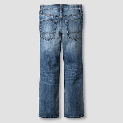 Boys' Stretch Bootcut Fit Jeans - Cat & Jack™ 5 Boys' Stretch Bootcut Fit Jeans - Cat & Jack™ - Image 3