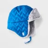 Toddler Boys' Quilted Trapper Hat - Cat & Jack™ Blue 1 Toddler Boys' Quilted Trapper Hat - Cat & Jack™ Blue -Kid Clothing GUEST dad099a8 dd22 4e4e 8a43 bd81ab854d96