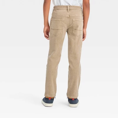 Boys' Solid Super Stretch 5-Pocket Pants - Cat & Jack™ 3 Boys' Solid Super Stretch 5-Pocket Pants - Cat & Jack™