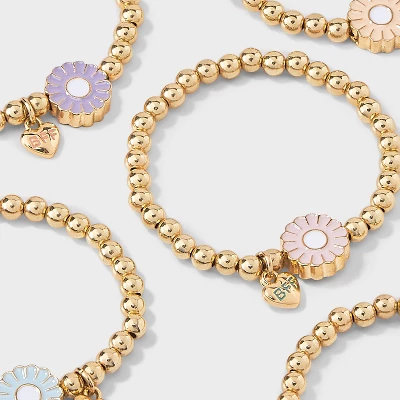 Girls' 5pk BFF Bracelet Set - Cat & Jack™ 4 Girls' 5pk BFF Bracelet Set - Cat & Jack™ - Image 2