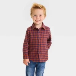 Toddler Boys' Long Sleeve Flannel Shirt - Cat & Jack™ -Kid Clothing GUEST dd3aa04d 94ca 4451 9c3f 9b5cf0ca8cf1