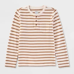 Boys' Adaptive Long Sleeve 'Stripe' Thermal Top - Cat & Jack™ Cream 7 Boys' Adaptive Long Sleeve 'Stripe' Thermal Top - Cat & Jack™ Cream -Kid Clothing GUEST ddaba926 a61d 44dd 8b99 61194d572fe2