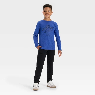 Boys' Long Sleeve 'Streetball Legend' Graphic T-Shirt - Cat & Jack™ Dark Blue 5 Boys' Long Sleeve 'Streetball Legend' Graphic T-Shirt - Cat & Jack™ Dark Blue - Image 3