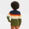 Toddler Boys' Colorblock Sweater - Cat & Jack™ Olive Green/Navy Blue/Orange 1 Toddler Boys' Colorblock Sweater - Cat & Jack™ Olive Green/Navy Blue/Orange -Kid Clothing GUEST e1d5f5bb 5bee 403e 8185 45a7804815e4