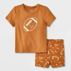 Baby Tiny Tailgator T-Shirt & Bloomer Set - Cat & Jack™ Brown 9 Baby Tiny Tailgator T-Shirt & Bloomer Set - Cat & Jack™ Brown -Kid Clothing GUEST e2cd57bc beb1 4789 b398 1970348a4d2e