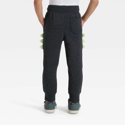 Toddler Boys' Halloween Dino Pants - Cat & Jack™ Black 3 Toddler Boys' Halloween Dino Pants - Cat & Jack™ Black