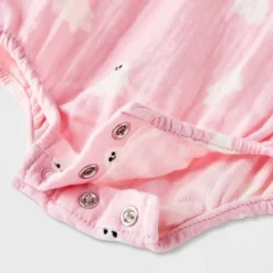 Baby Girls' Ghost Gauze Sleeveless Romper - Cat & Jack™ Light Pink -Kid Clothing GUEST e35ca36d 7af1 4696 8d41 1c731c904baa