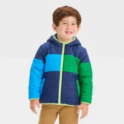Toddler Reversible Puffer Jacket - Cat & Jack™ 9 Toddler Reversible Puffer Jacket - Cat & Jack™ -Kid Clothing GUEST e40c9037 b4d3 4a37 ba4e d17c51778040