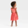 Toddler Girls' Floral Dress - Cat & Jack™ Orange -Kid Clothing GUEST e5a3f886 d356 4499 8416 8671b6b56d51