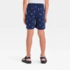 Boys' 'Above The Knee' Printed Pull-On Shorts - Cat & Jack™ Navy Blue