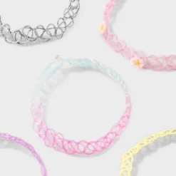 Girls' 5pk Tattoo Choker Necklace Set - Cat & Jack™: Pull-On Closure, 4 Inch Extender, Acrylic Material, 11 Inch Length 11 Girls' 5pk Tattoo Choker Necklace Set - Cat & Jack™: Pull-On Closure, 4 Inch Extender, Acrylic Material, 11 Inch Length -Kid Clothing GUEST e75adaf3 54f3 48ba 8c55 104bbe09974f