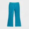 Girls' Adaptive Velour Flare Pull-On Pants - Cat & Jack™ Teal Blue 1 Girls' Adaptive Velour Flare Pull-On Pants - Cat & Jack™ Teal Blue -Kid Clothing GUEST e767f5fc 87b4 495b 9a5e 53293988131f