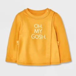 Baby Side Snap Adaptive Long Sleeve T-Shirt - Cat & Jack™ Yellow 9 Baby Side Snap Adaptive Long Sleeve T-Shirt - Cat & Jack™ Yellow -Kid Clothing GUEST e7d1eaf2 9aa0 4714 b85c e2c2257b7450