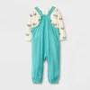 Baby 2pc Long Sleeve Bodysuit & Overalls Set - Cat & Jack™ Mint Green -Kid Clothing GUEST e8899b6b d23c 484e 9e4b 9f857c7b5ac1